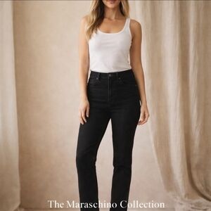 Everlane High Rise Slim Straight Cigarette Jeans | 26